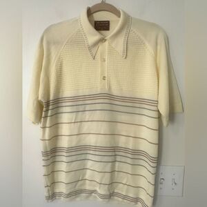 Van Heusen Coleseta Vintage Men’s Polo/Henley Shirt M
